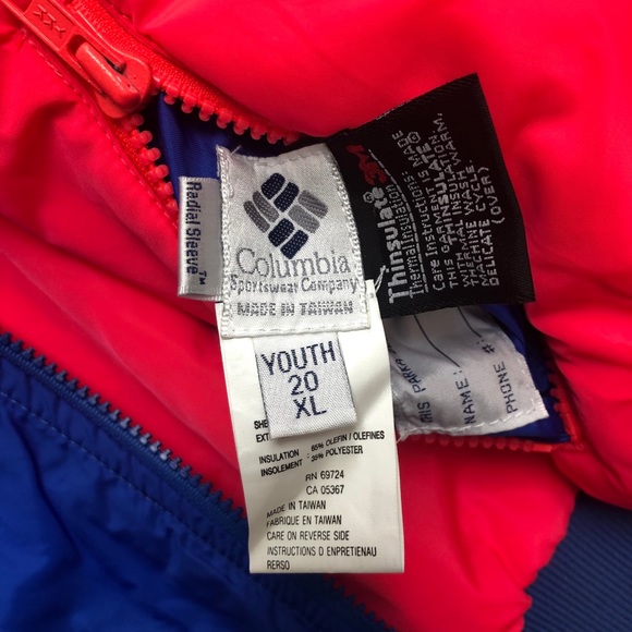 90’s Retro VNTG Columbia Jacket Reversible - Picture 4 of 8